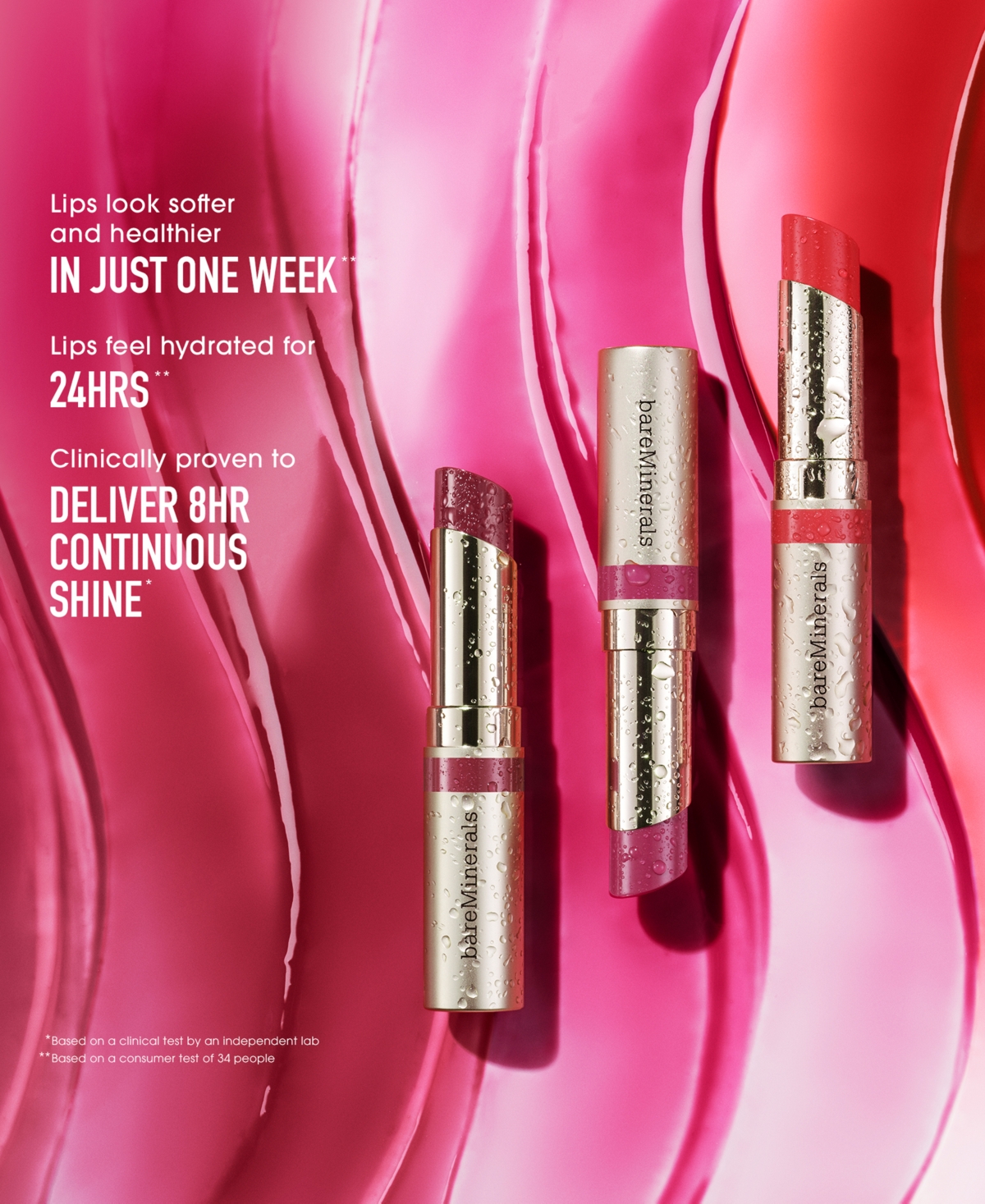 Bareminerals Dewy Lip Gloss-balm, 0.1 Oz. In Devotion