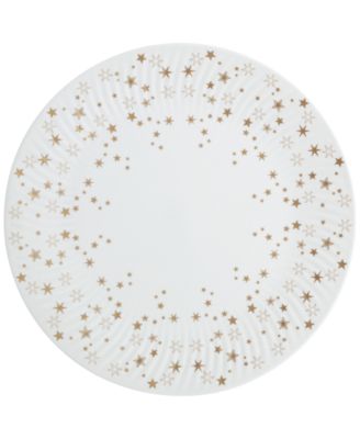Denby Porcelain Arc White Stars Dinner Plate