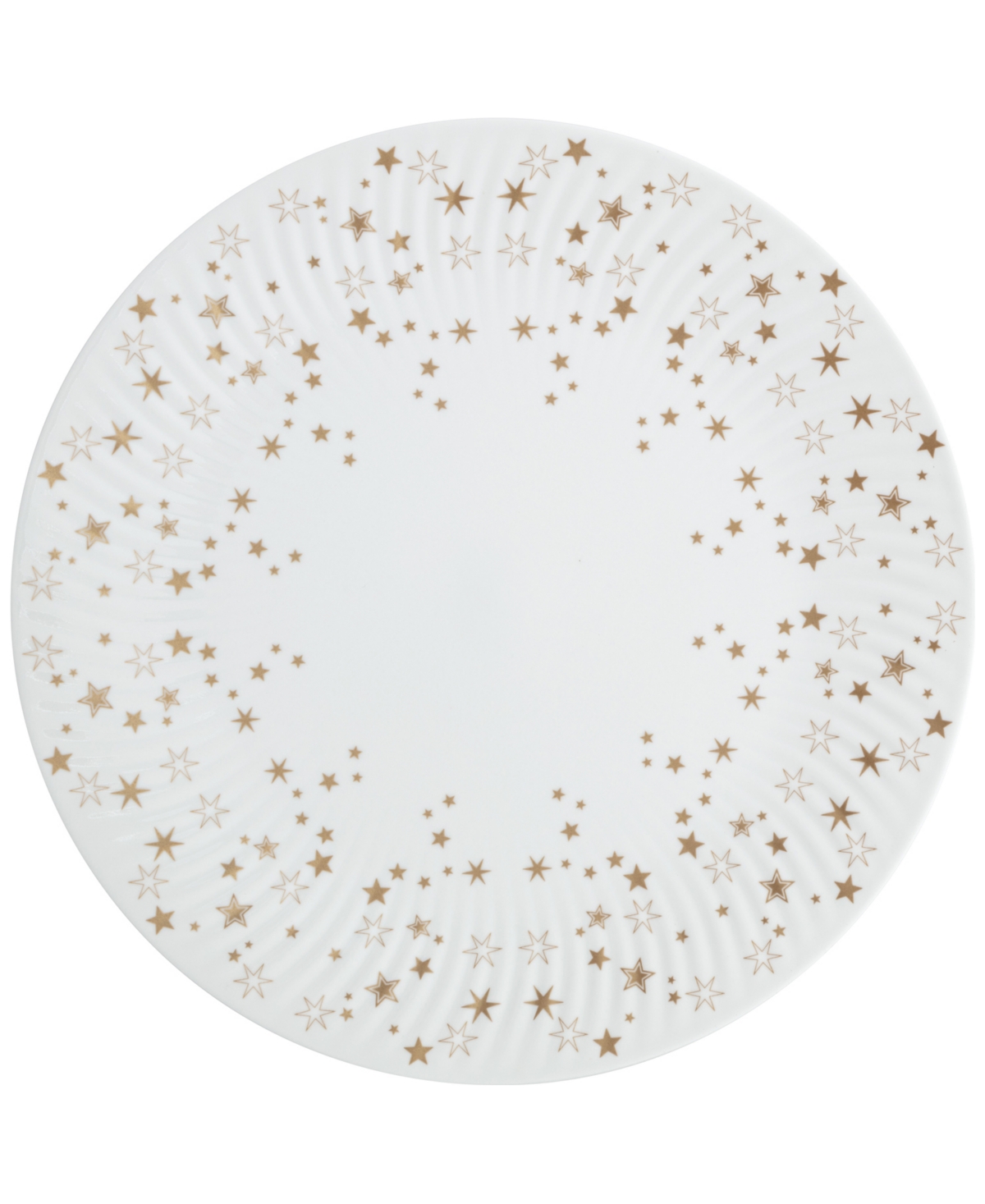 Arc Collection Stars Porcelain Dinner Plate - White