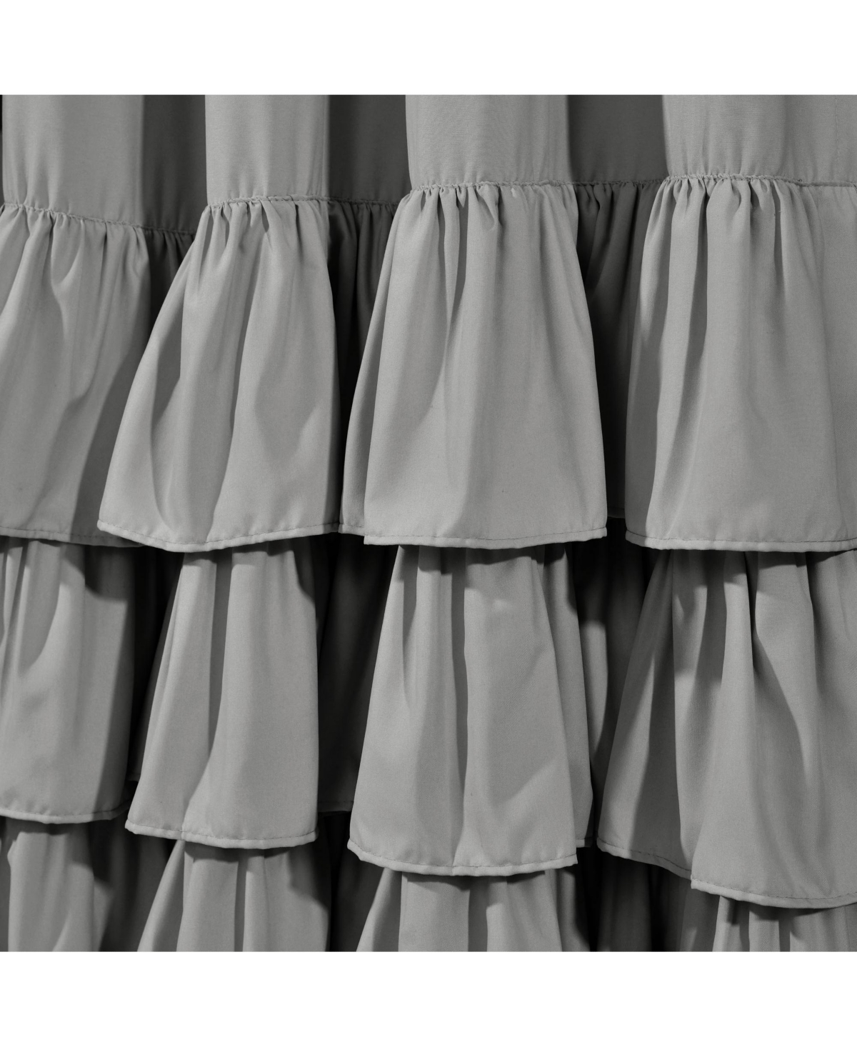 Lush Decor Allison Ruffle Window Curtain Panels