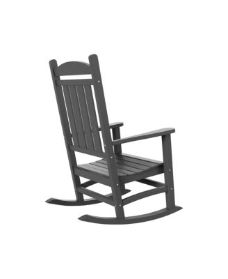 All-Weather Outdoor Patio Poly Classic Porch Rocking Chair