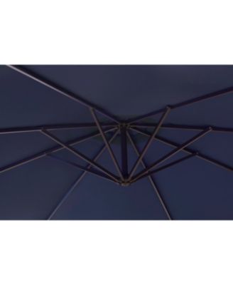 10 ft Outdoor Patio Cantilever Umbrella with Weight Base