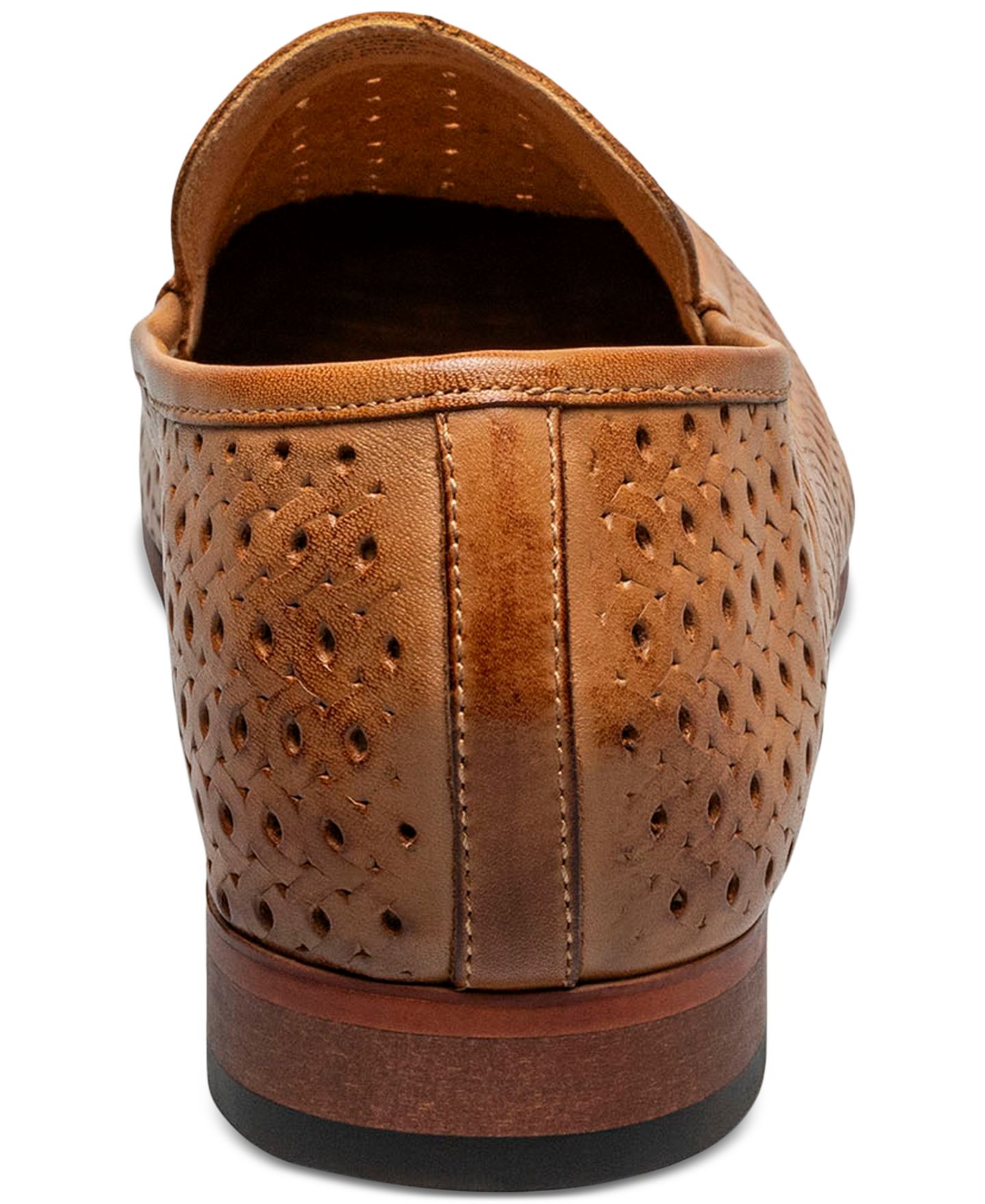 Мужские туфли Stacy Adams Winden Perforated Slip-On, цвет: Натуральный — фото 4
