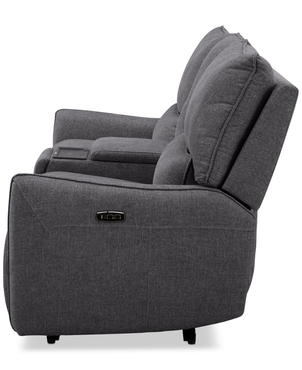 Olper 3-Pc. Fabric Zero Wall Sofa with 2 Power Recliners and 1 Console, Created for Macy's