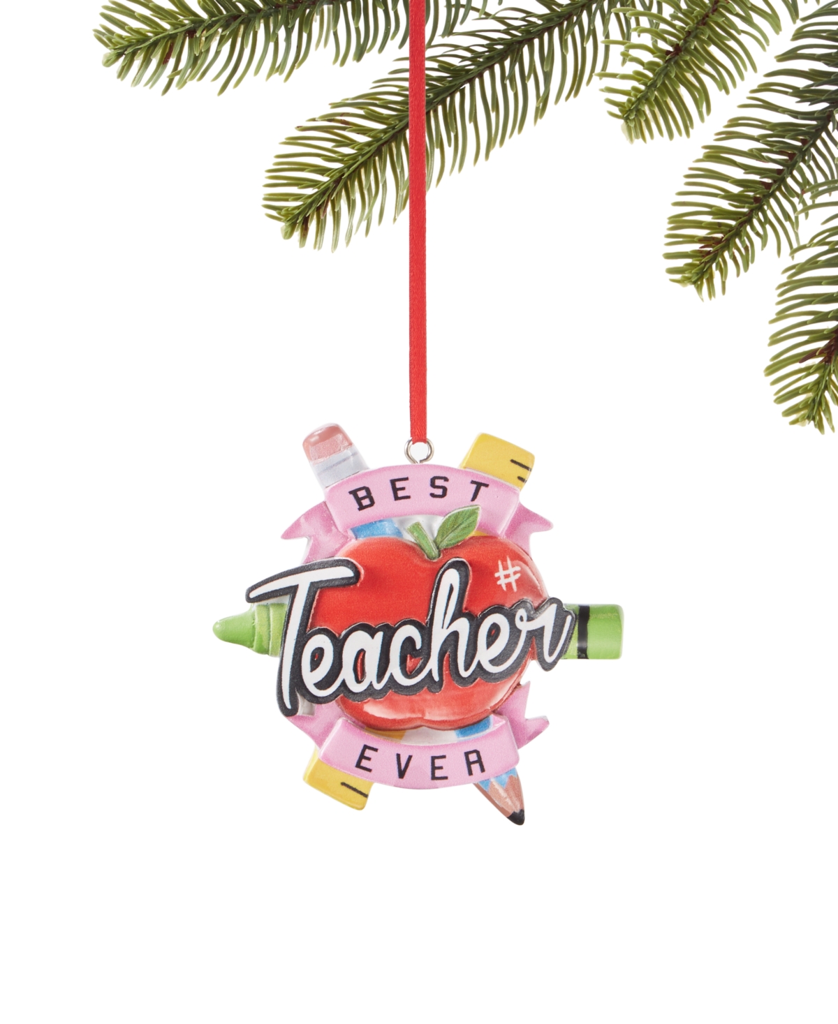 Macy's Holiday Lane All About You Best Teacher Ornament, Exclusively At  In No Color