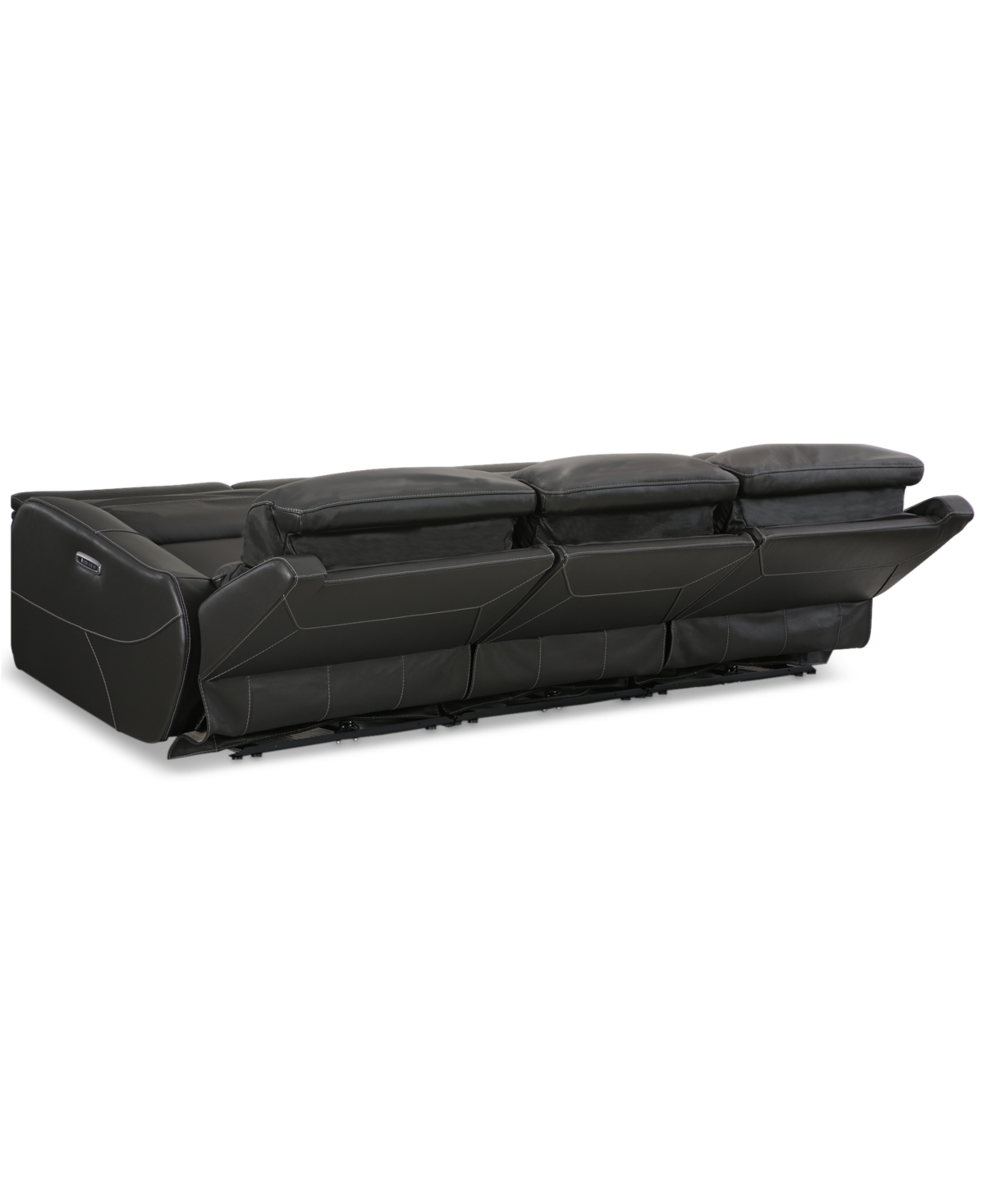 Blairesville 3-Pc. Leather Sofa & Chaise with 3 Power Motion Chairs