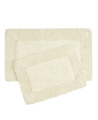 Ruffle Cotton 2-Pc. Bath Rug Set