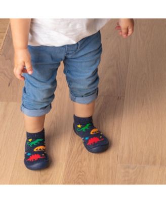 Infant Boys Breathable Washable Non-Slip Sock Shoes Dinos