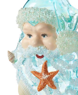 Seaside Santa Head Ornament, Exclusively at Macy's