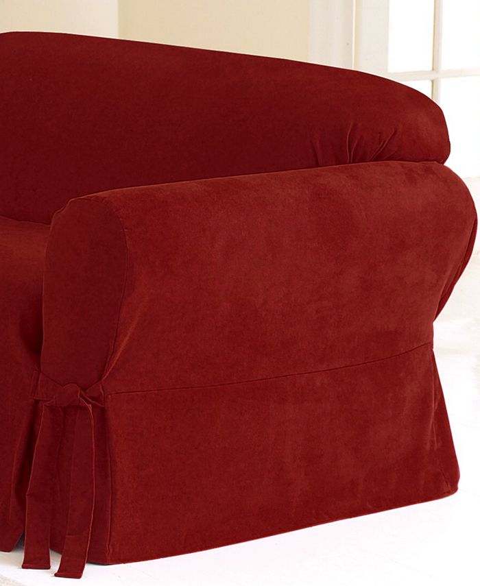 Sure Fit Soft Faux Suede Sofa Slipcover Macy's