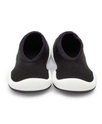 Infant Girl Boy Breathable Washable Non-Slip Sock Shoes Flat - Onyx