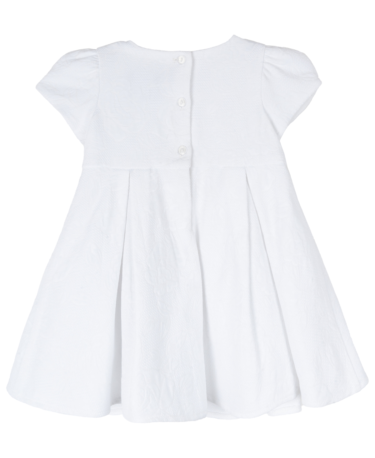 Shop Rare Editions Baby Girl Floral Brocade Social Dress In White