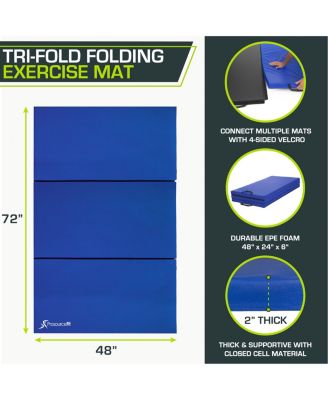 Tri-Fold Folding Exercise Mat
