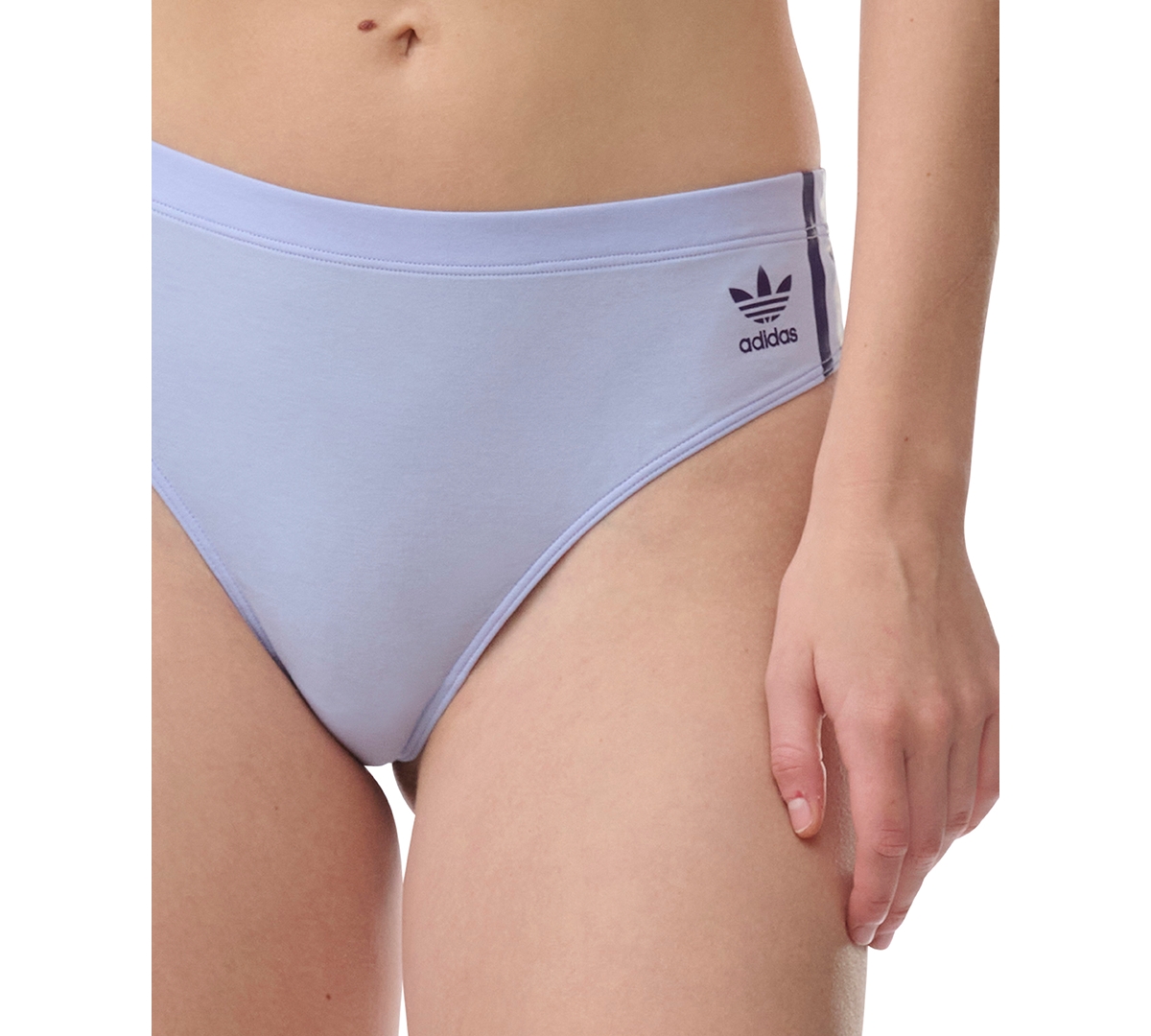 adidas Intimates Women's Adicolor Comfort Flex Cotton Wide Side Thong