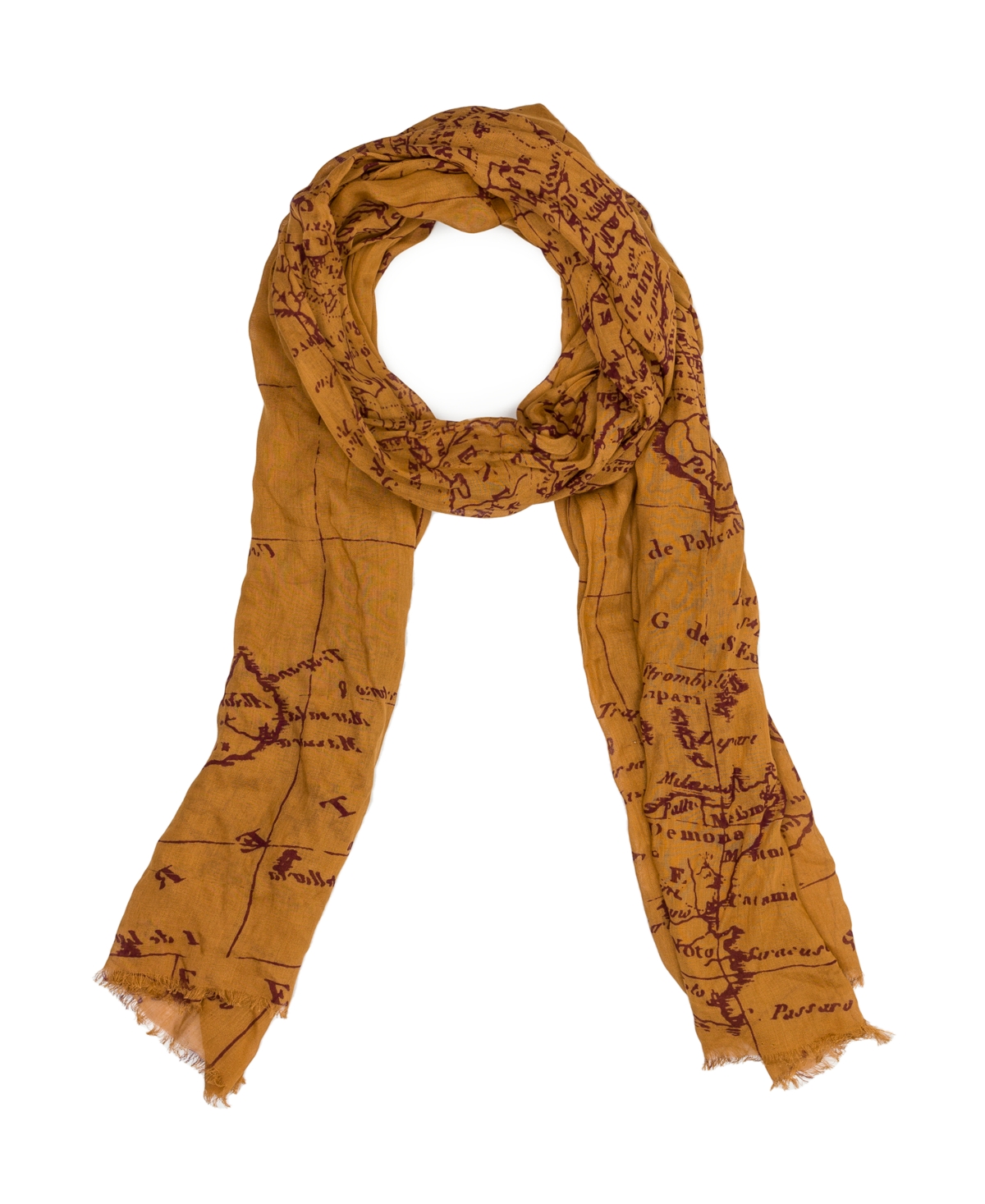 Vintage Print Scarf - Harbor Nights Small