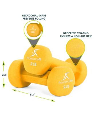 Neoprene Dumbbells, 2lbs, Set of 2