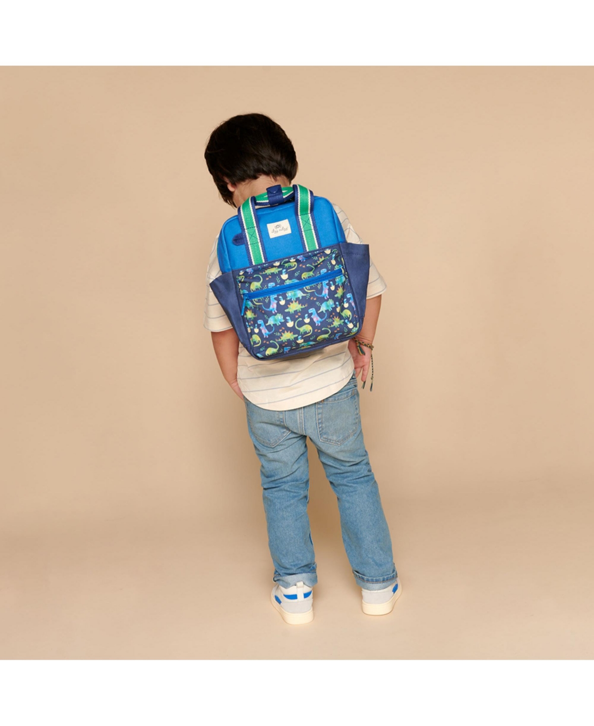 Shop Itzy Ritzy Toddler Bag Dino In Blue