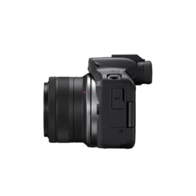 EOS R50 Mirrorless Camera with RF-S 18-45mm f/4.5-6.3 IS STM and RF-S 55-210mm f/5-7.1 IS STM Lens, Black