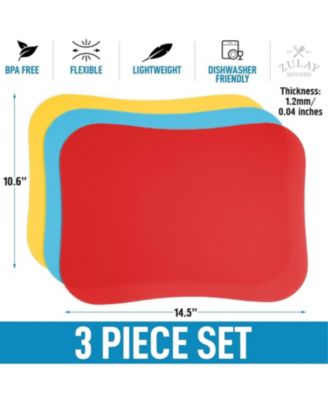 Thick & Durable Flexible Cutting Mats (Set of 3)
