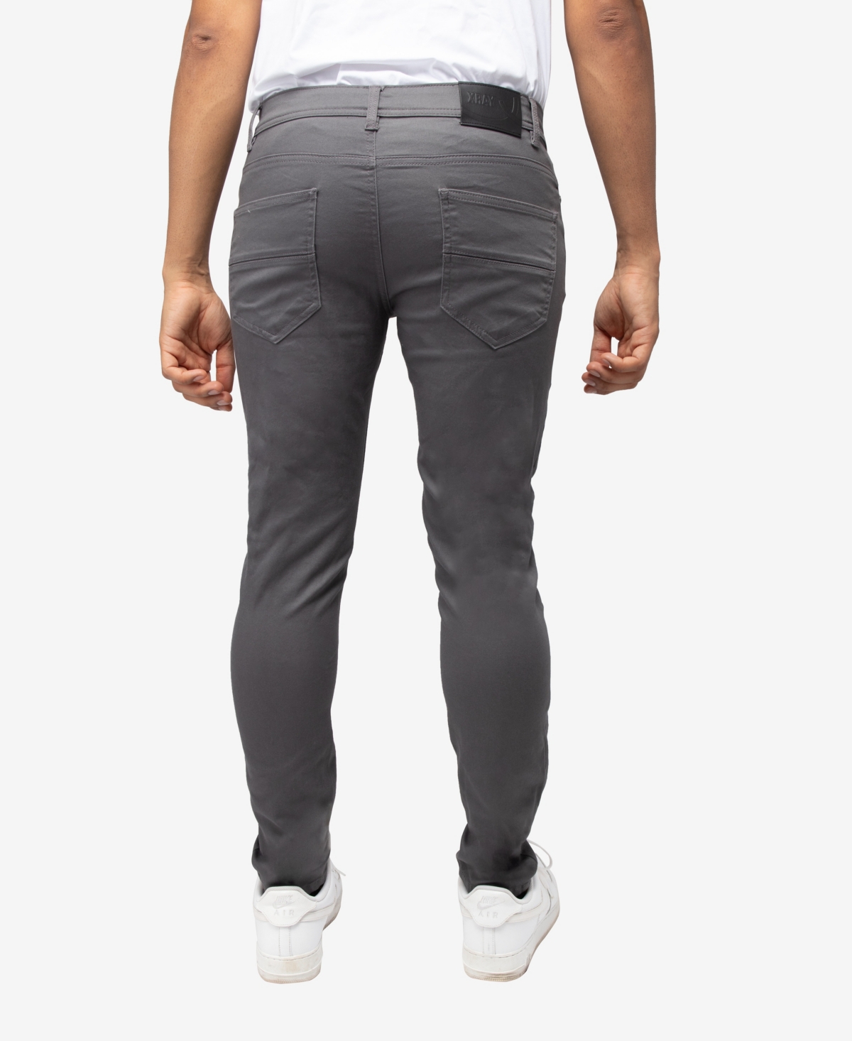 Shop X-ray Men's Slim Fit Stretch Commuter Pants In Silver