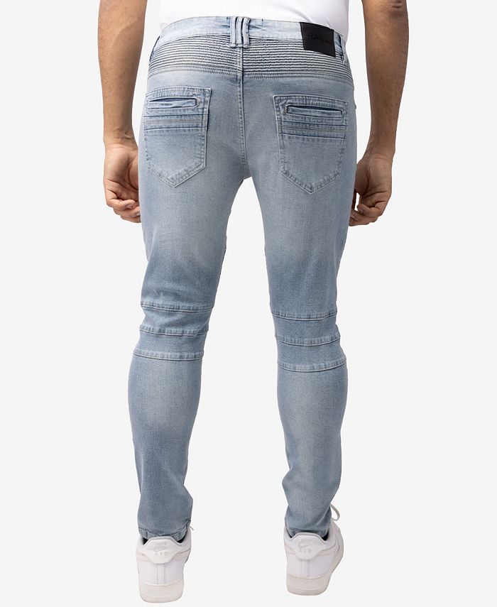 X-Ray Raw X Men's Skinny Fit Moto Jeans - Macy's