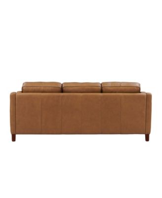 Bella 84" Top Grain Leather Sofa Couch