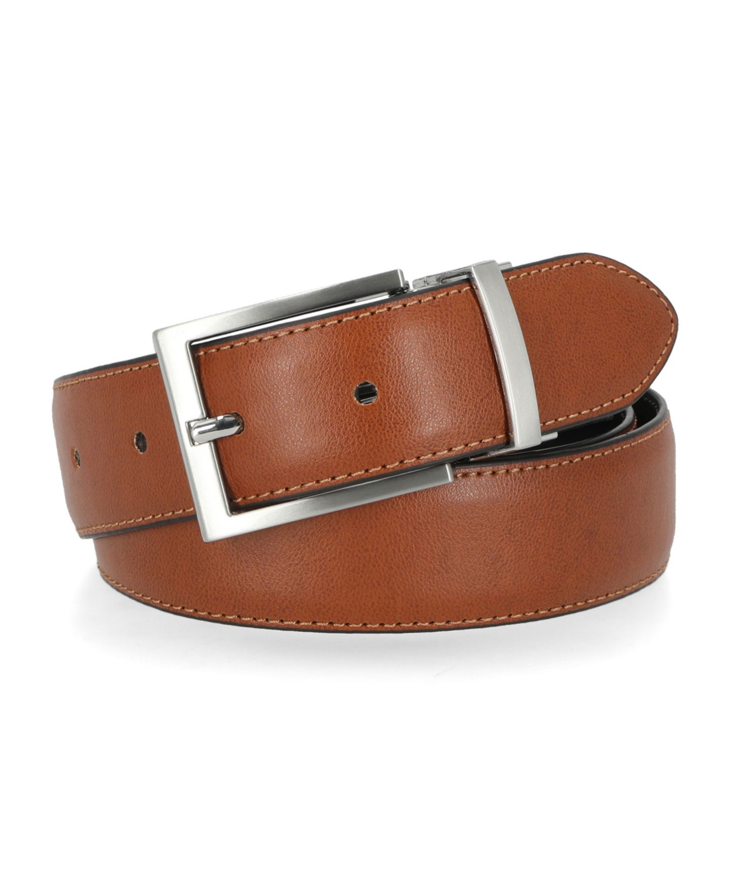 Мужской ремень Steve Madden 35mm Modern Edge Stitch Belt — фото 2