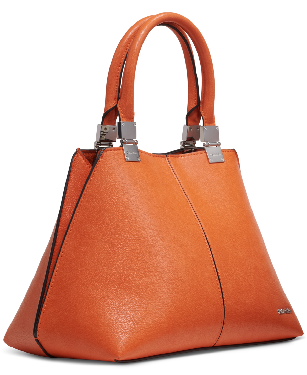CALVIN KLEIN GRANITE CONVERTIBLE SATCHEL WITH MAGNETIC SNAP 