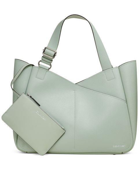 Женская сумка Calvin Klein Zoe Tote with Pouch, цвет: Пустынный