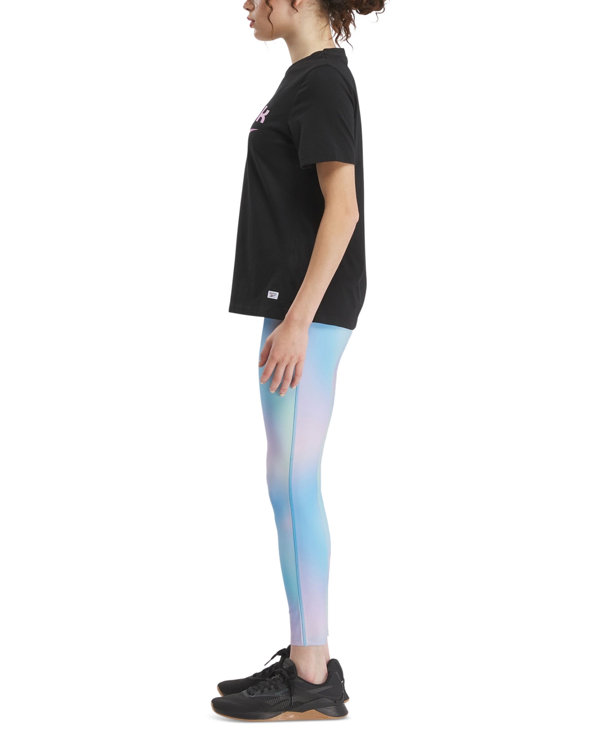 Reebok Women's Cotton Gradient Graphic Logo T-Shirt
