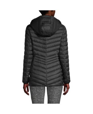 Women's Petite Ultralight Packable Long Down Jacket