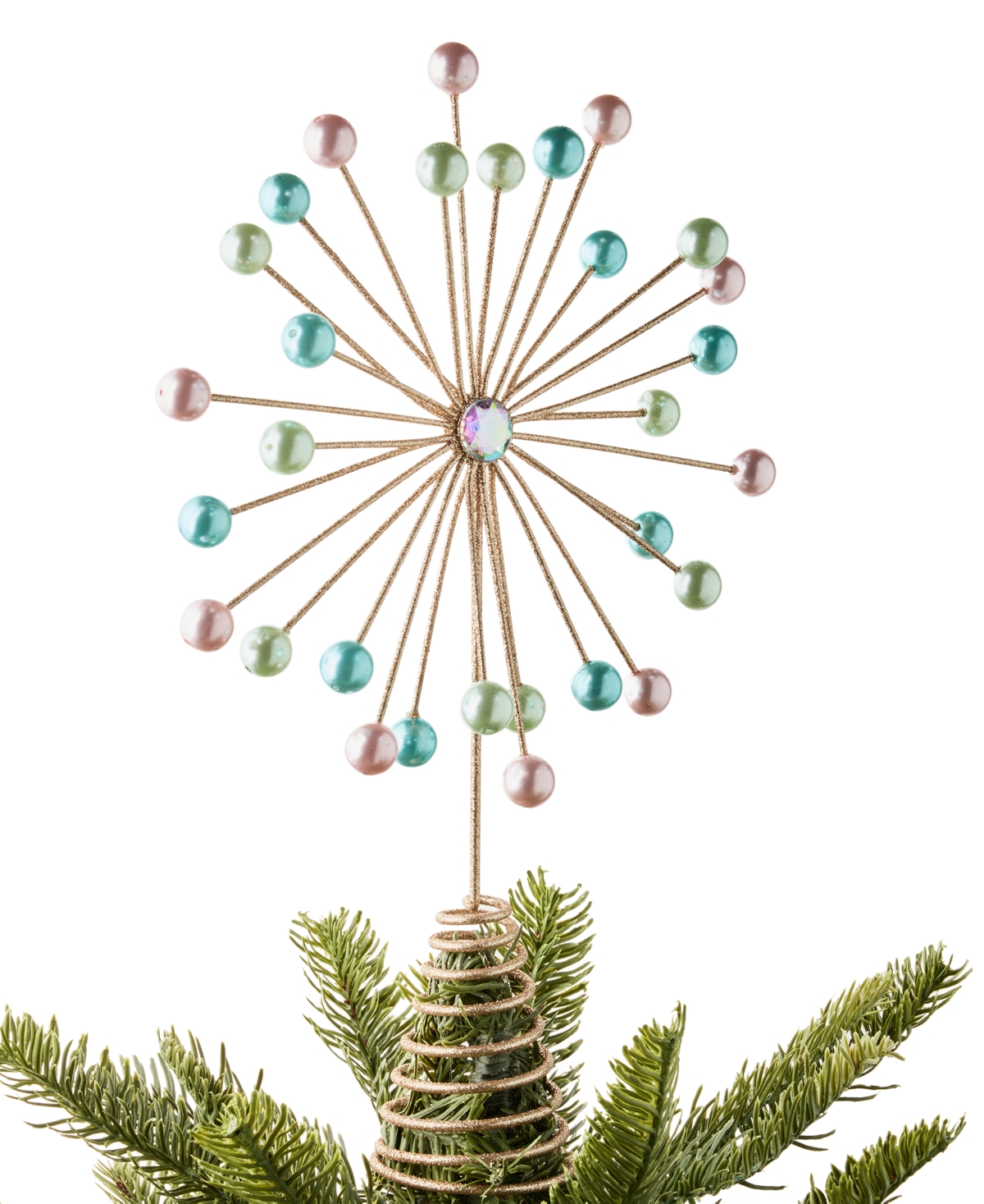 Holiday Lane Sugar Plum Wire Star Tree Topper, Created for Macy's