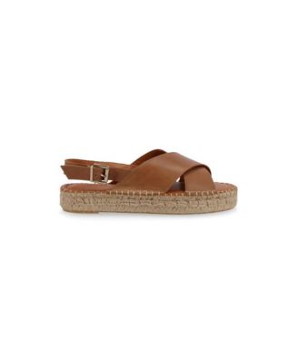 Women's Crossed Leather Sandals