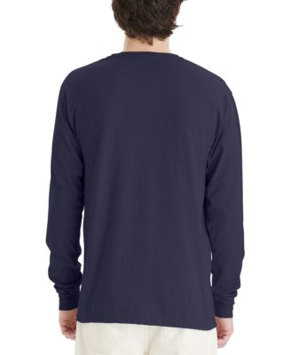 Unisex Garment Dyed Long Sleeve Cotton T-Shirt