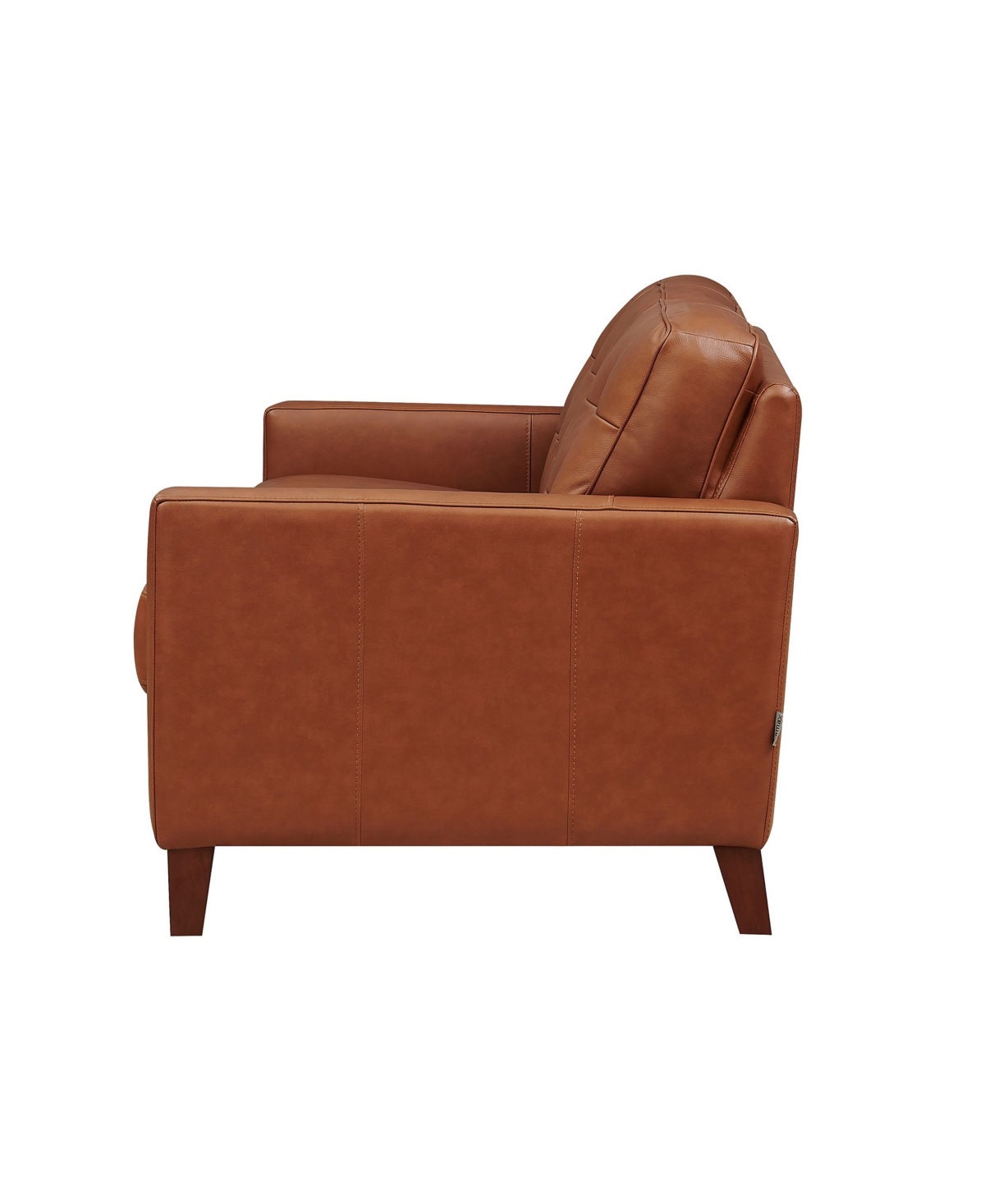 HYDELINE AIDEN 80" TOP GRAIN LEATHER SOFA 