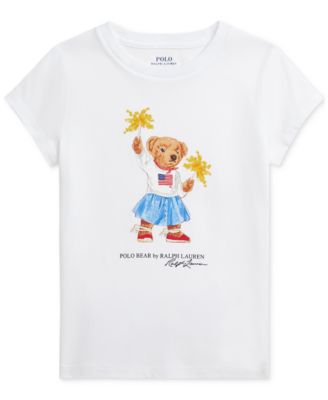 Polo Ralph Lauren - Toddler & Little Girls Polo Bear Cotton Jersey Tee
