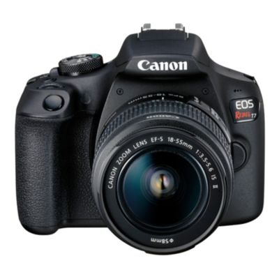 EOS Rebel T7 DSLR Camera with EF-S 18-55mm f/3.5-5.6 IS II Lens and EF 75-300mm f/4-5.6 III Lens