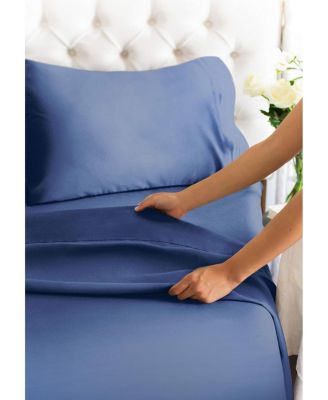 400-Thread Count 100% Cotton 3-Pc. Sheet Set, Twin