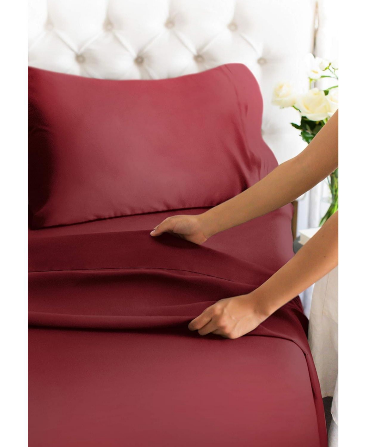 Cgk Unlimited 3 Piece 100% Cotton 400 Thread Count Sheet Set -
