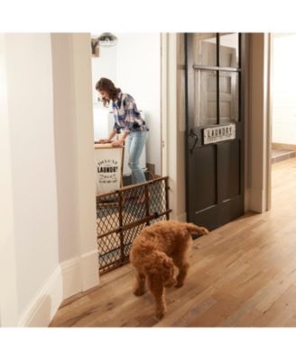 Position Lock Adjustable Wood Baby Gate