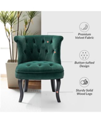 Upholstered Paolino Accent Chair with Button-tufted Back