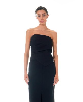 Women's Draped Corset Top