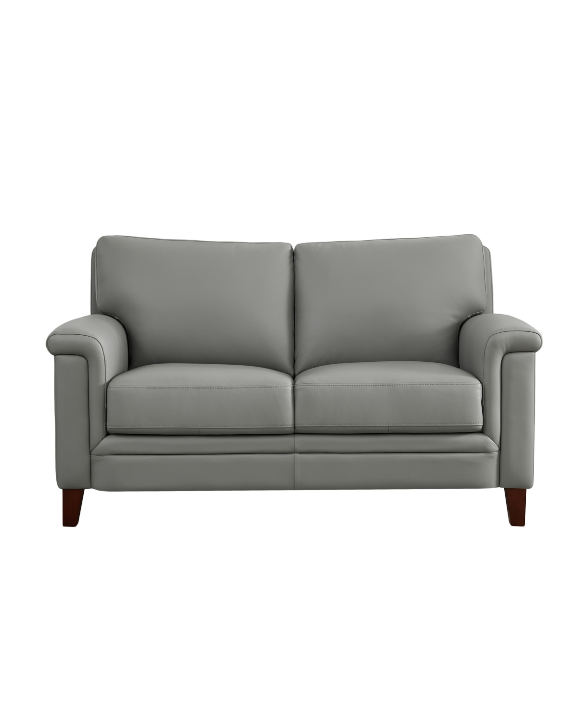 HYDELINE WESTCOTT 62" TOP GRAIN LEATHER LOVESEAT 