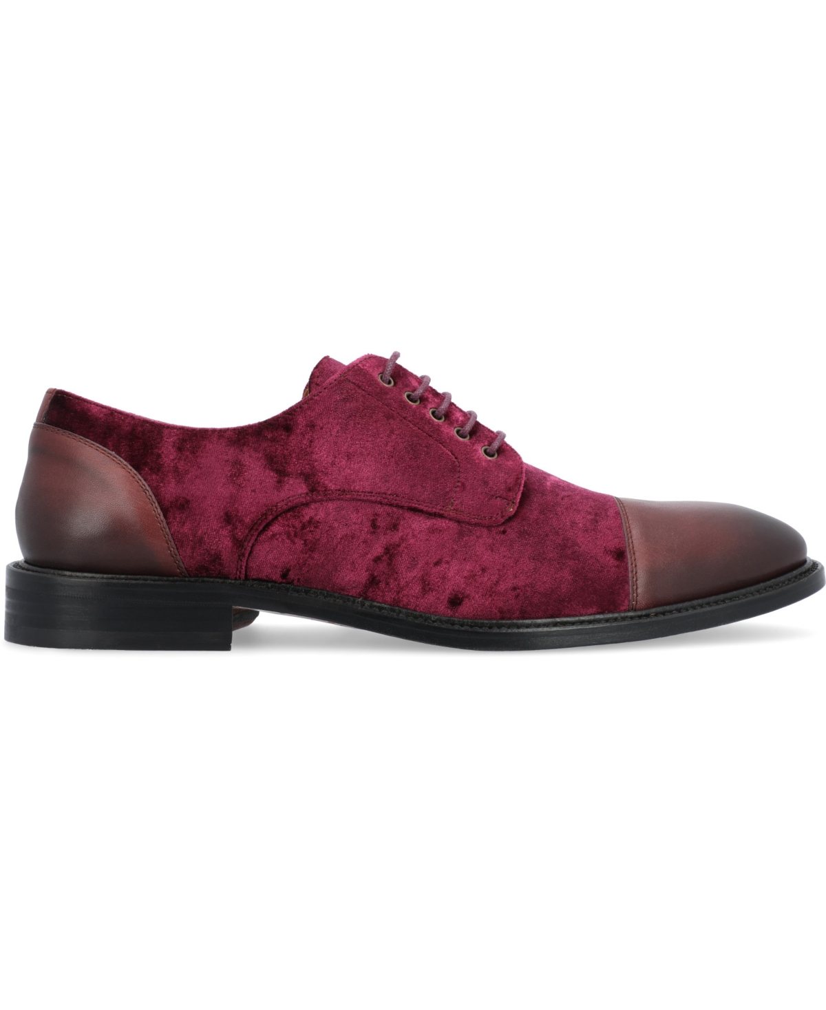 Shop Taft Men's The Jack Lace-up Cap Toe Oxford Shoe In Pinot