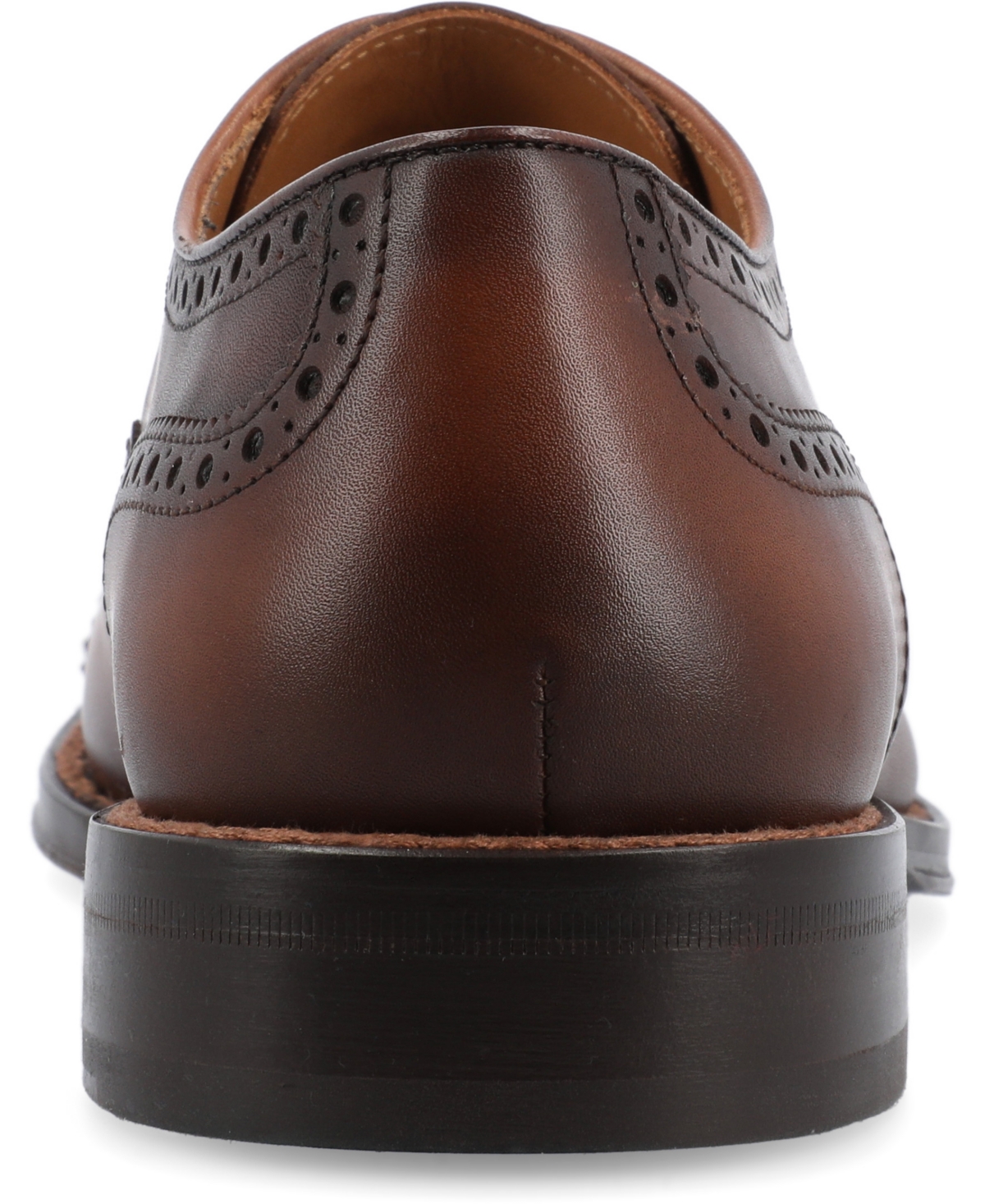 Shop Taft Men's Noah Lace-up Dress Cap-toe Shoe In Brown