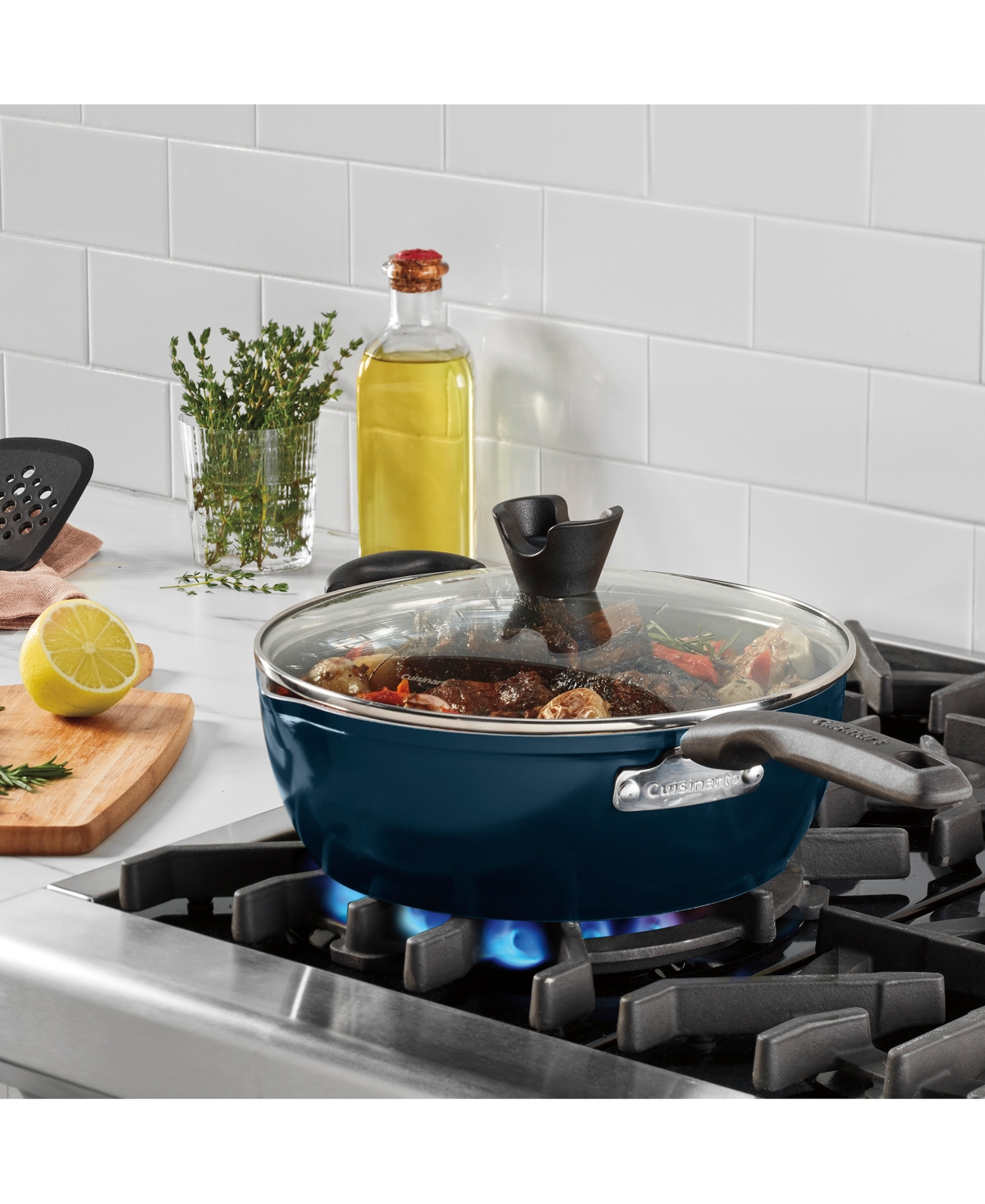 Cuisinart Ceramic Nonstick Preferred Pan 4-pc. Set In Cream