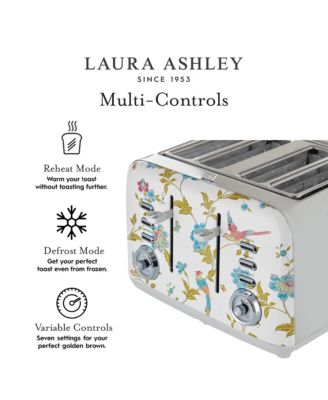 Elveden White 4-Slice Toaster