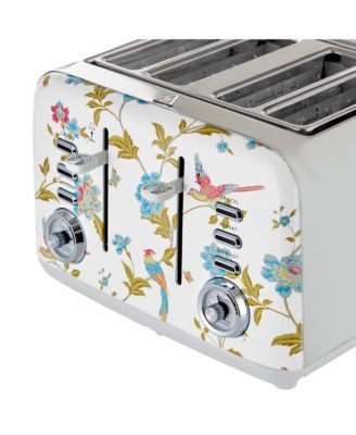 Elveden White 4-Slice Toaster
