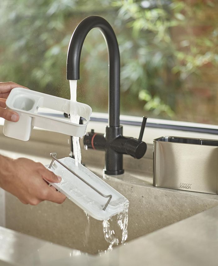 Joseph Joseph Surface Stainless-Steel Kitchen Sink Caddy - Macy's