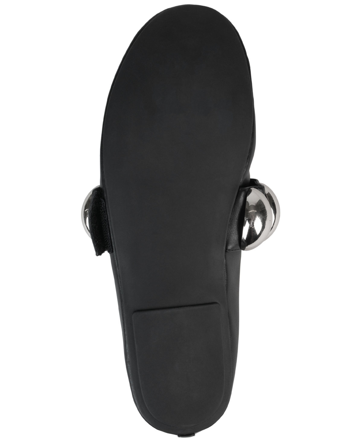 Jeffrey Campbell Ballet Stud Embellished Ballet Flats In Black,silver
